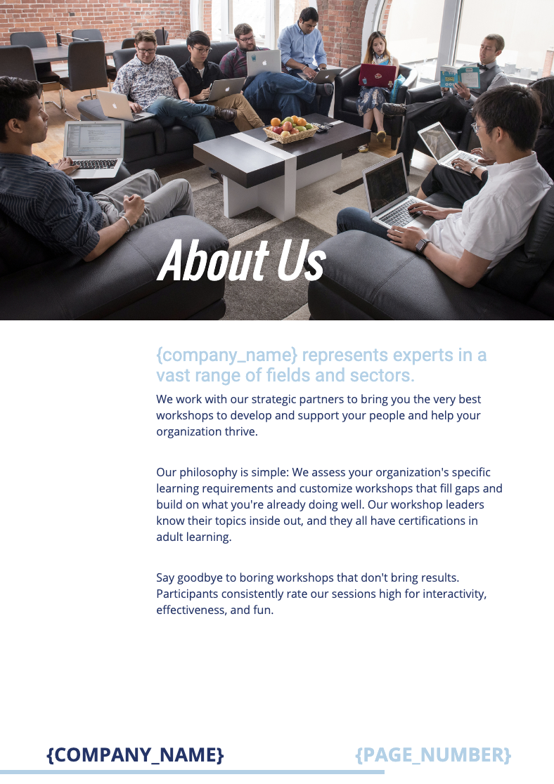 Workshop Proposal Template